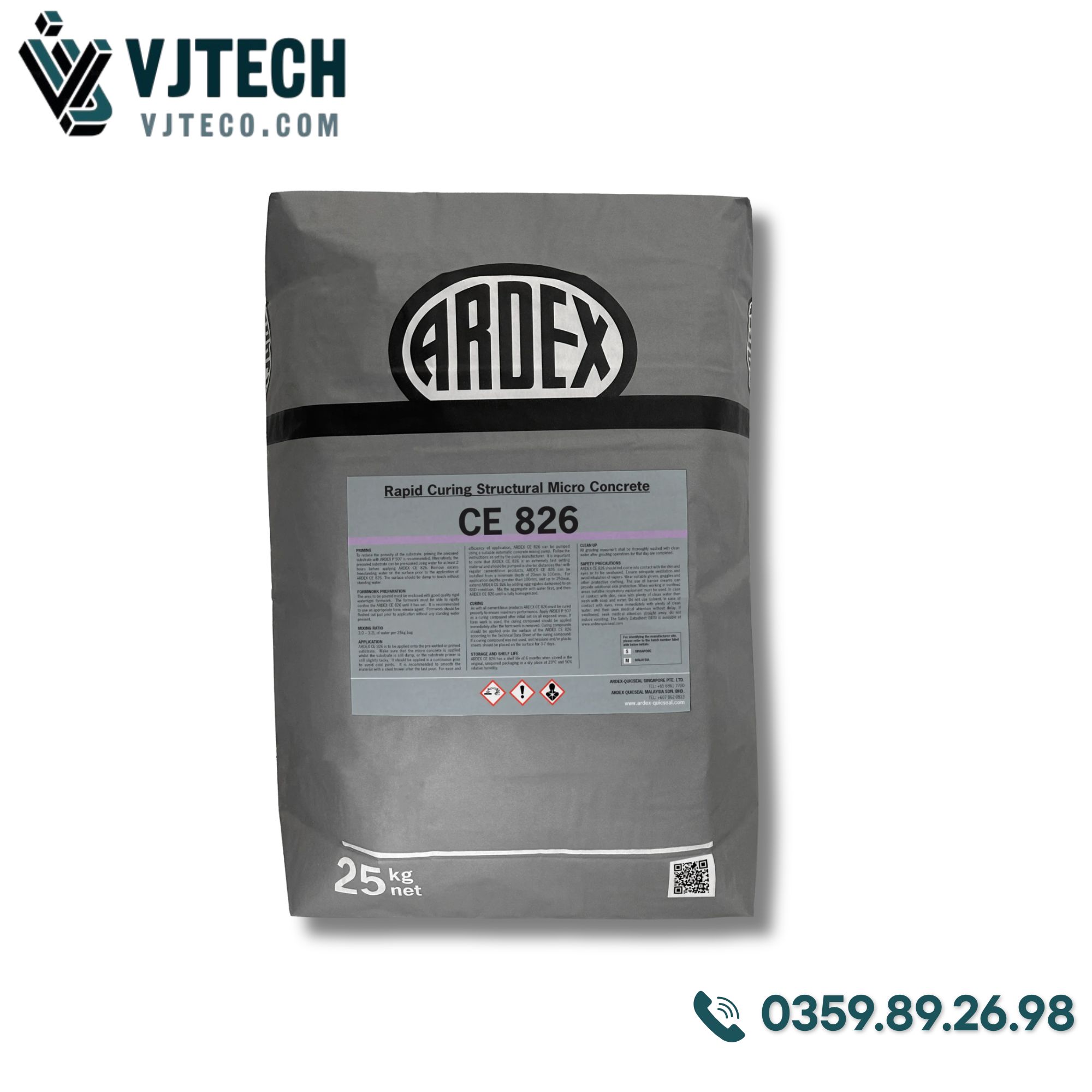 ARDEX CE 826 - vữa bê tông vi mô kết cấu hiệu suất cao ARDEX CE 826 - vữa bê tông vi mô kết cấu hiệu suất cao