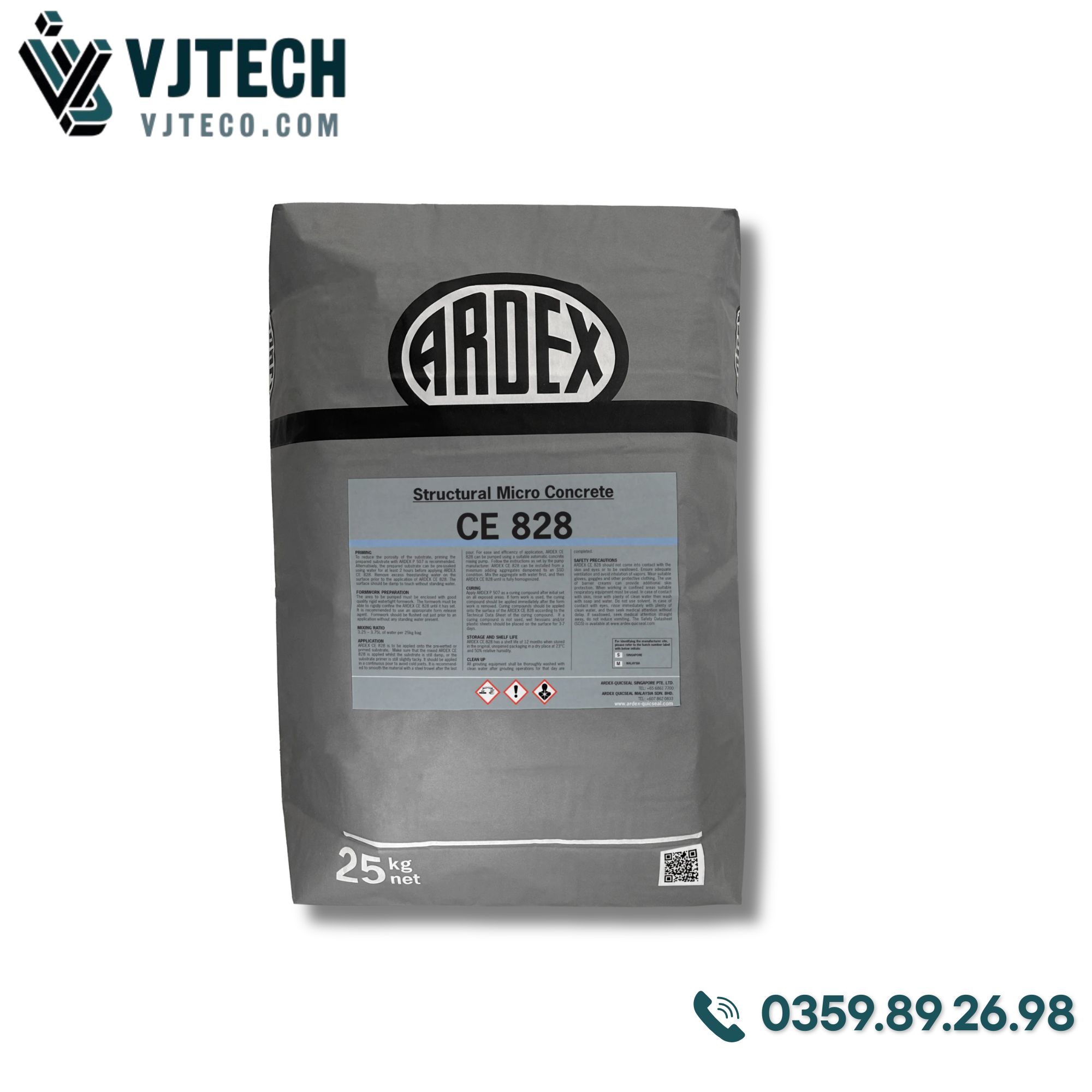 ARDEX CE 828 - vữa bê tông vi mô kết cấu tự chảy ARDEX CE 828 - vữa bê tông vi mô kết cấu tự chảy