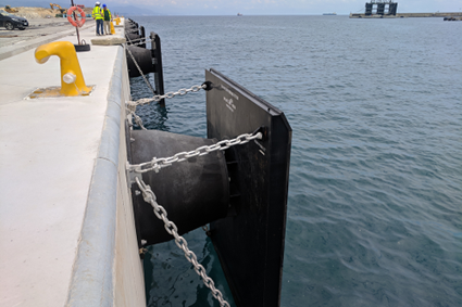 Hình ảnh ứng dụng của đệm va hình nón