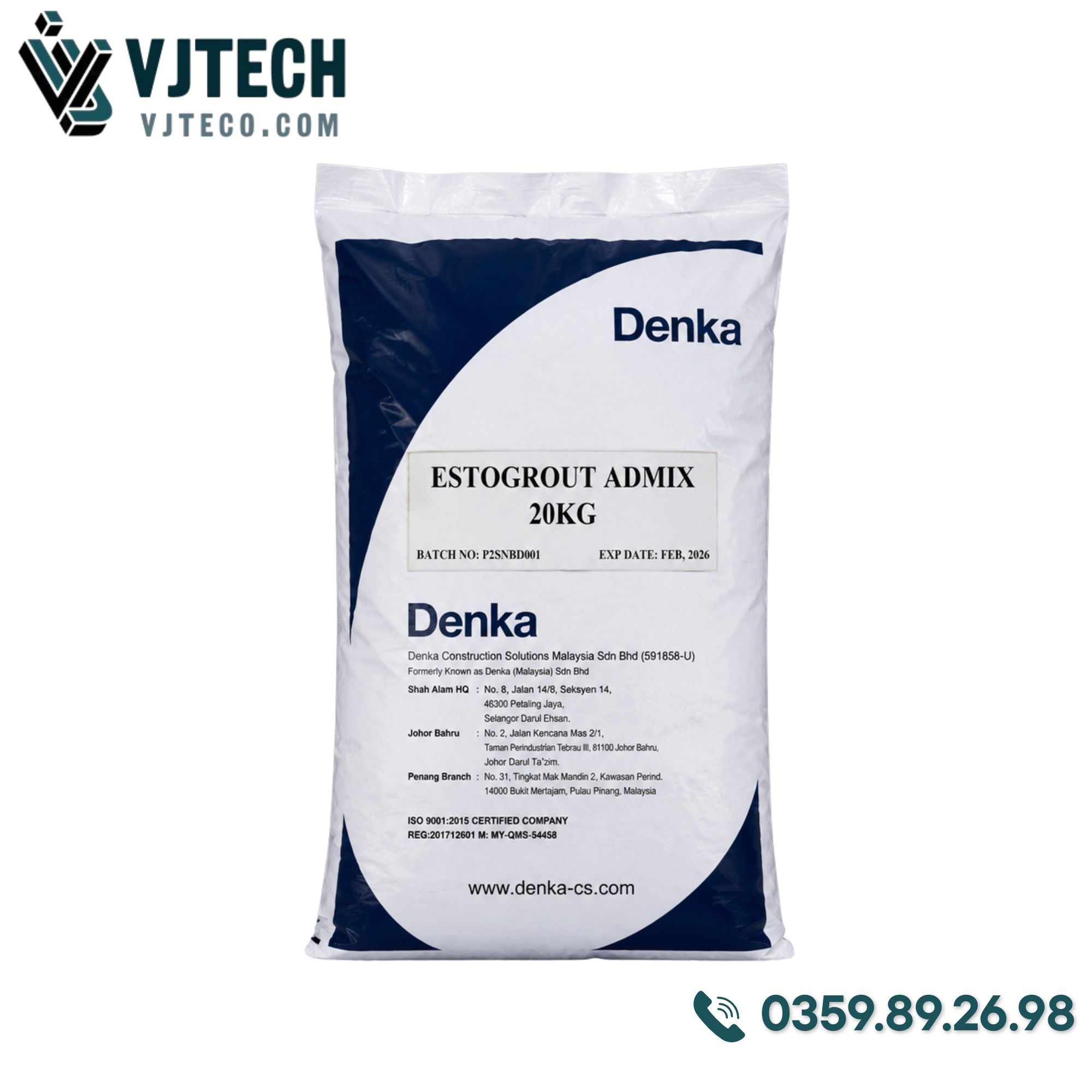 ESTOGROUT ADMIX Phụ gia vữa dẻo giãn nở