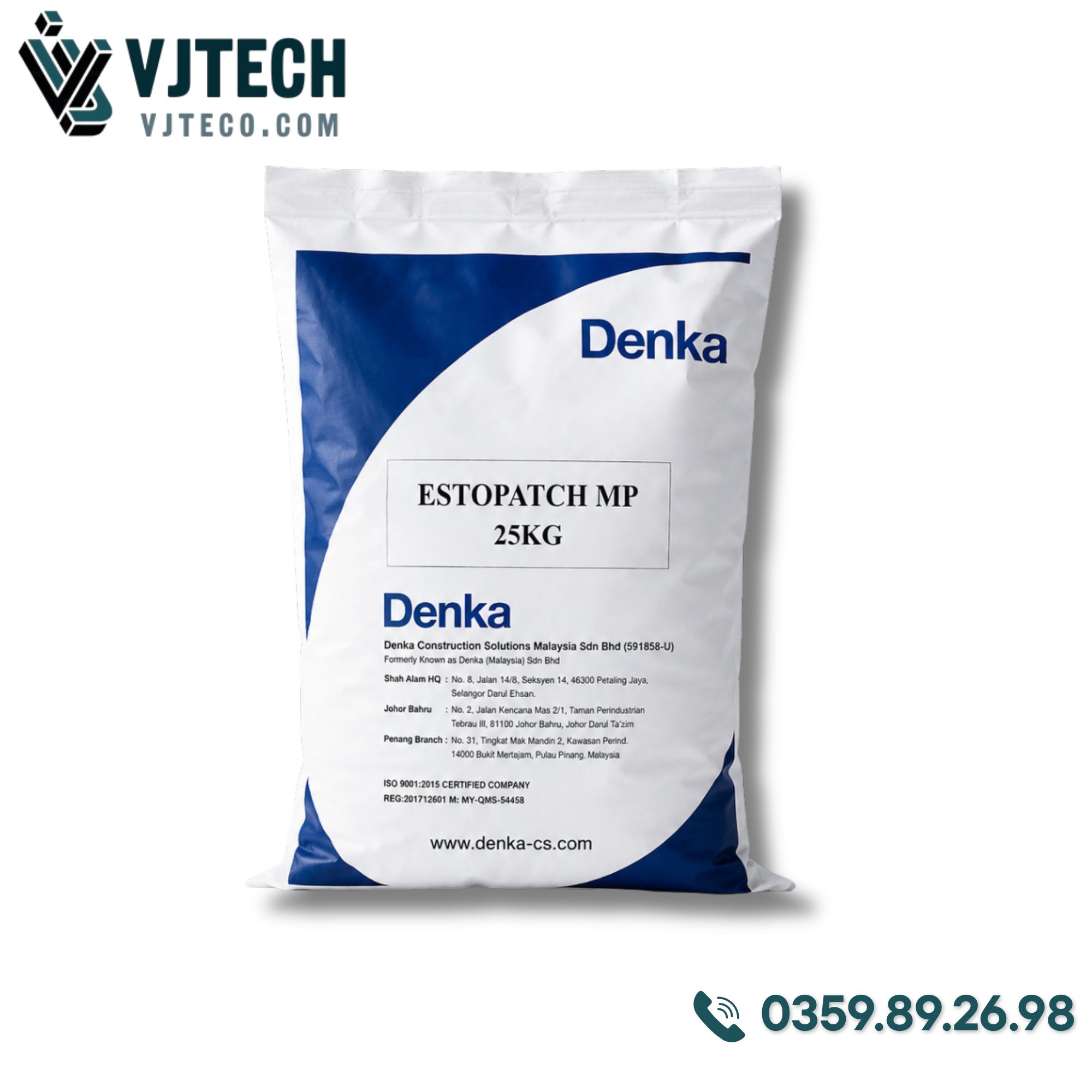 ESTOPATCH MP Hợp chất sửa chữa cải tiến polymer gốc xi măng