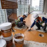 Màng chống thấm liền mạch hiệu suất cao độ ẩm đóng rắn Polyurethane Elastomeric lỏng