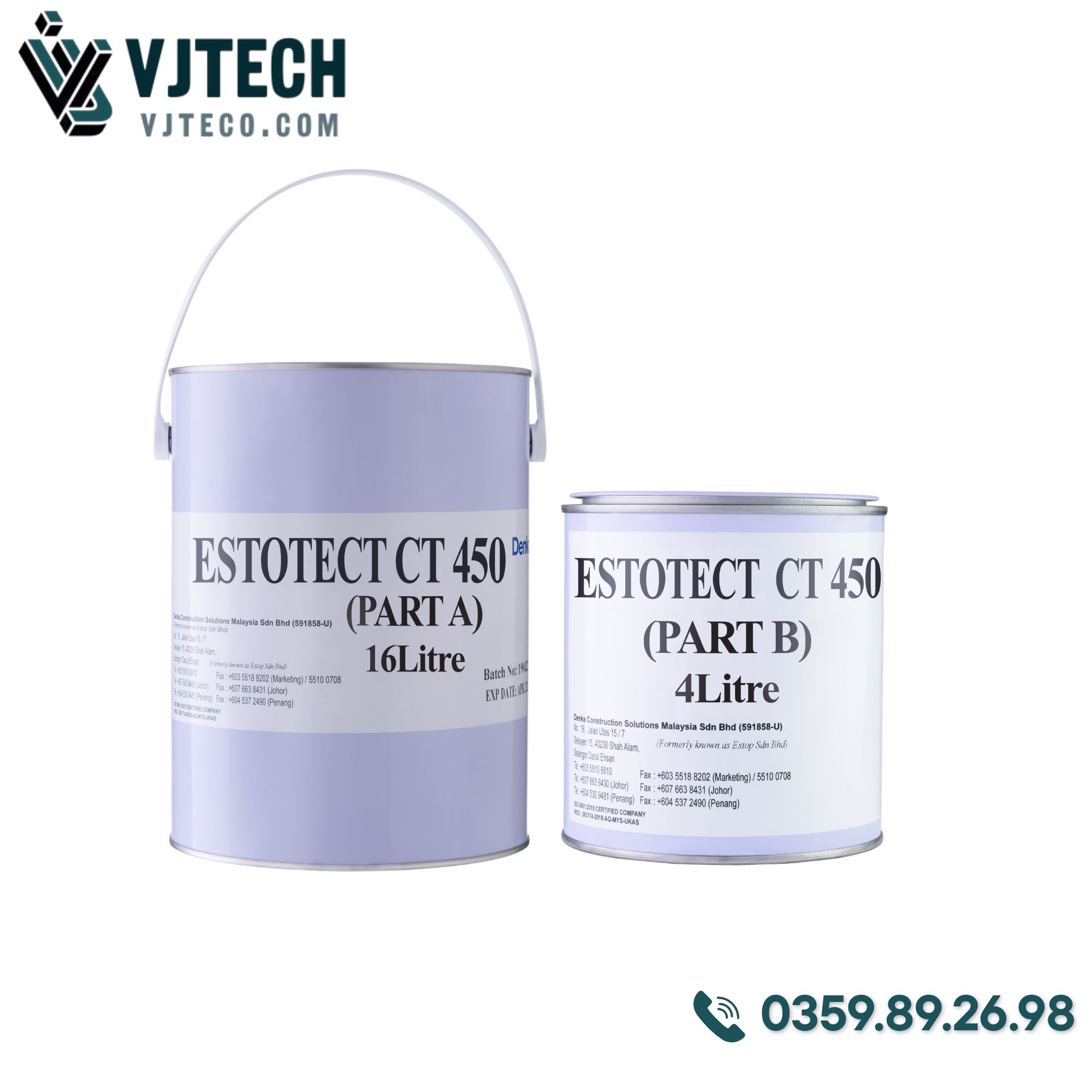 ESTOTECT CT450 Lớp nhựa phủ Epoxy giãn nở cao độ