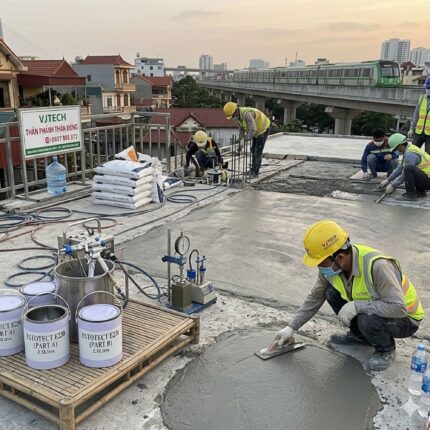 Lớp phủ Epoxy đóng rắn cao
