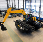 Xe đào lội nước, máy xúc nổi